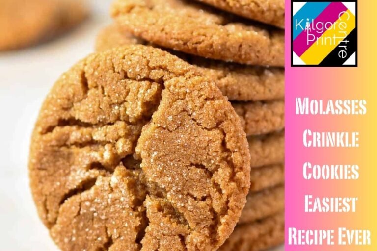 Molasses Crinkle Cookies Easiest Recipe Ever
